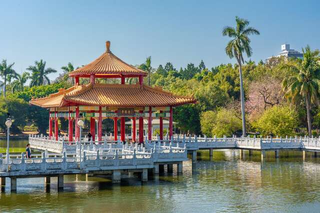 台南公園(羊蹄甲林)、台南苦楝花(知事官邸)